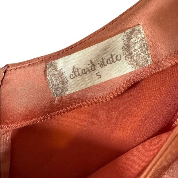 Altar'd State Mini Dress low back asymmetrical hem cocktail party size small - Picture 4 of 4